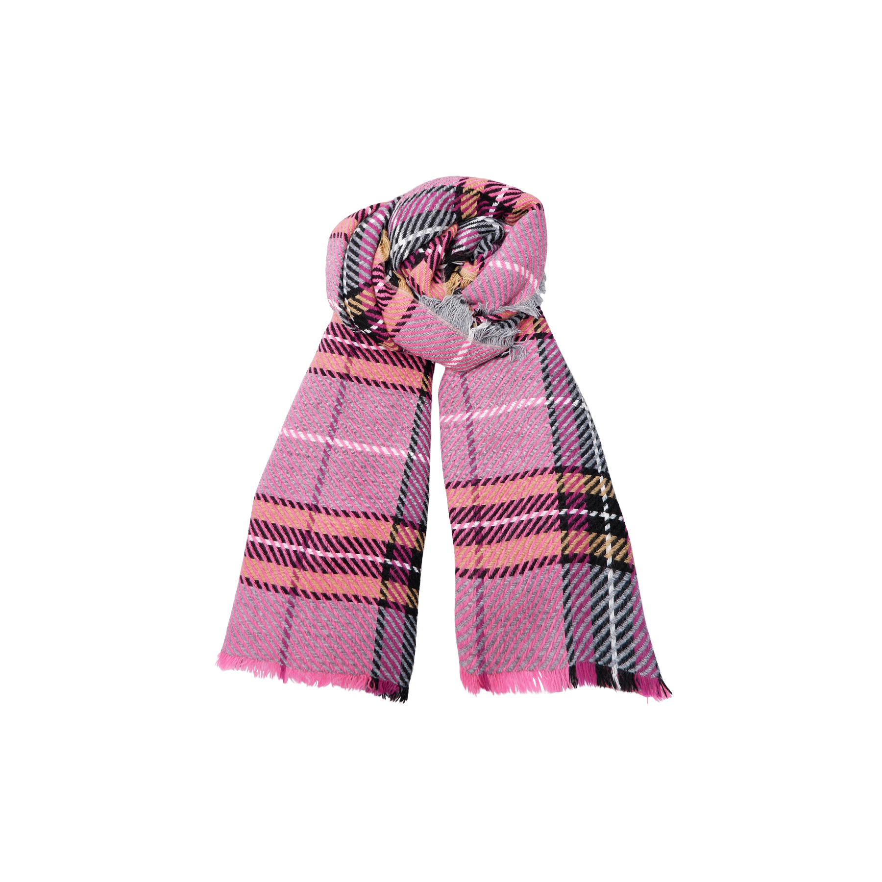 Black Colour Dani White Dot Mini Scarf — loveone